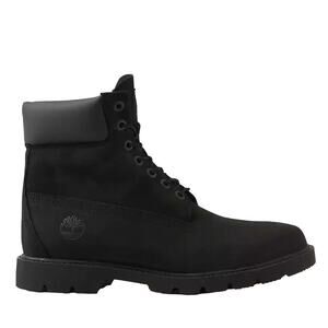 Timberland 6" Icon Boot Suede Helcor Leather Primaloft Waterproof Black 6.5
